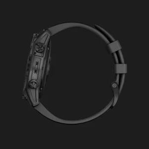 б/у Garmin Fenix 7 Sapphire Solar Black DLC Titanium with Black Band в Бердичеві