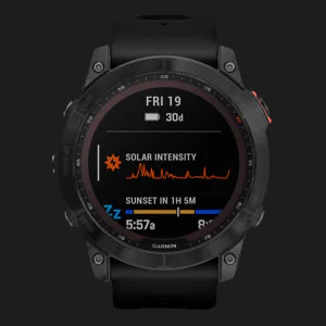 б/у Garmin Fenix 7X Solar Slate Gray with Black Band в Бердичеві