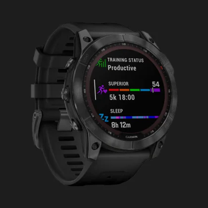 Garmin Fenix 7X Solar Slate Gray with Black Band в Бродах