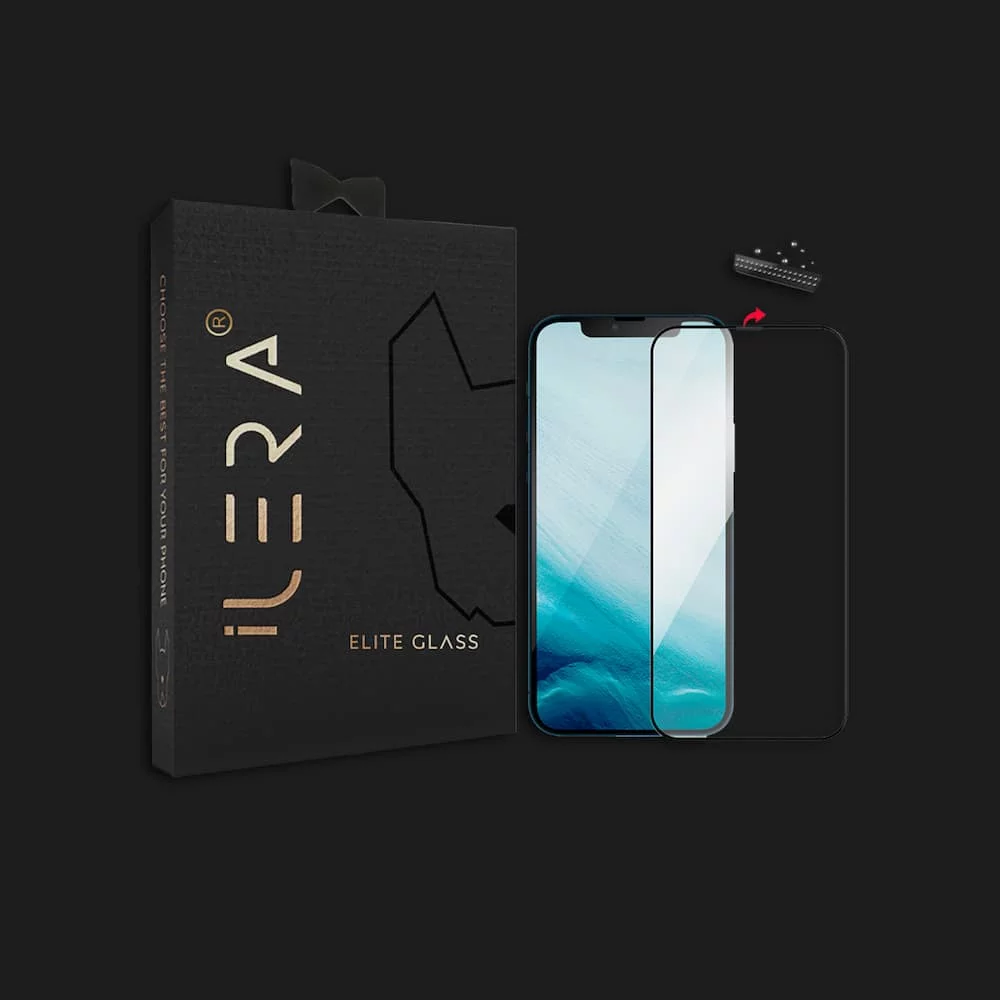 Защитное стекло iLera DeLuxe FullCover Glass для iPhone 14 Plus / 13 Pro Max