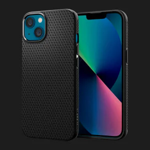 Чехол Spigen Liquid Air для iPhone 13 mini (Matte Black) в Хмельницком