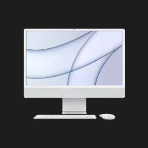 б/у Apple iMac 24 with Retina 4.5K, 256GB, 8 CPU / 7 GPU (Silver) (MGTF3) (Хороший стан)