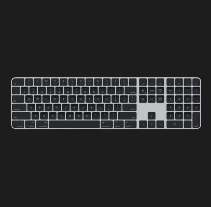 Полноразмерная клавиатура Apple Magic Keyboard with Touch ID and Numeric Keypad for Mac with Apple Silicon (M1) (MMMR3)