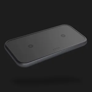Беспроводная зарядка Zens Dual Aluminium Wireless Charger (Black) в Хмельницком