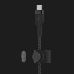 Кабель Belkin Braided Silicone USB-С to Lightning 1m (Black) в Хмельницькому