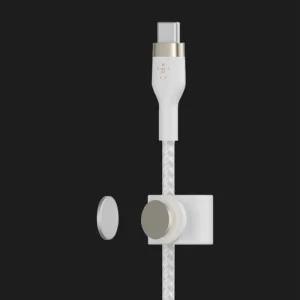 Кабель Belkin Braided Silicone USB-C 1m (White) в Хмельницком