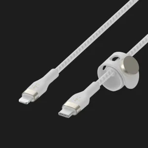 Кабель Belkin Braided Silicone USB-С to Lightning 1m (White) в Хмельницком