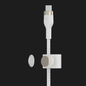 Кабель Belkin Braided Silicone USB-С to Lightning 1m (White) в Хмельницком