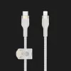 Кабель Belkin Braided Silicone USB-С to Lightning 1m (White)