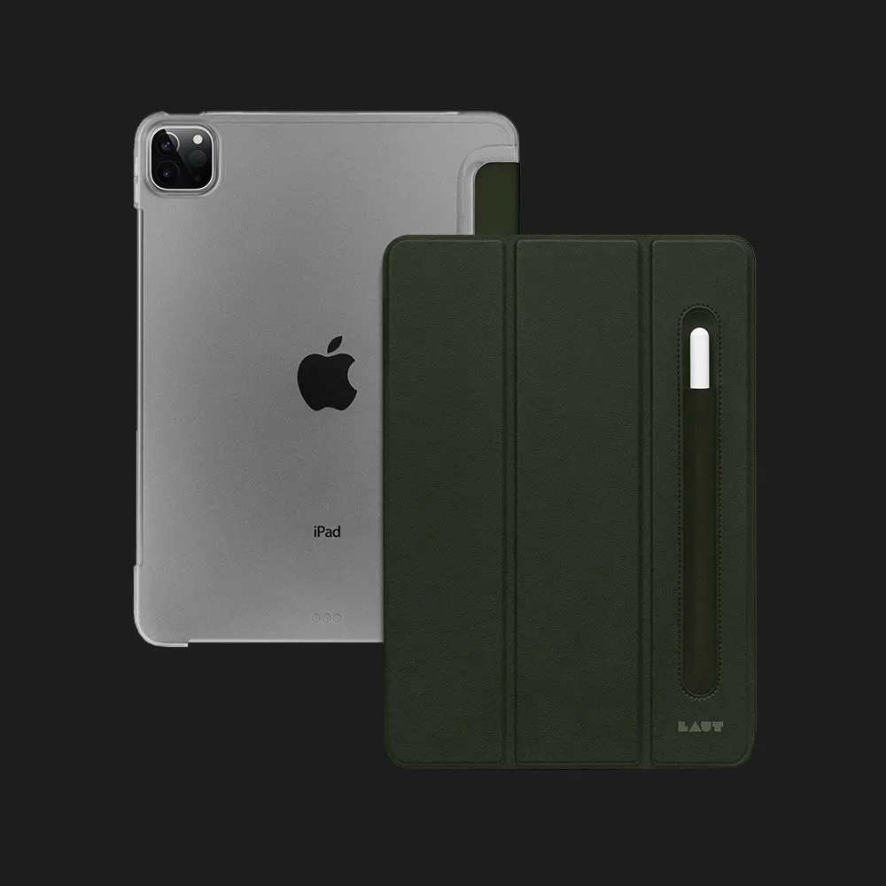 Чехол LAUT HUEX Case with Pencil Holder для iPad Air 5/4, Pro 11 (2022-2018) (Military Green)