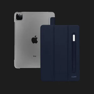 Чехол LAUT HUEX Case with Pencil Holder для iPad Air 4/Pro 11 (2022-2018) (Navy Blue) в Полтаве