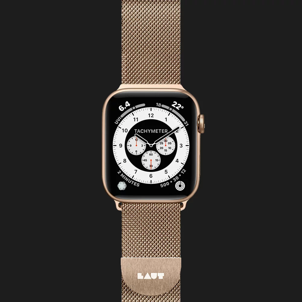 Ремінець LAUT Steel Loop для Apple Watch 38/40/41/42mm (Rose Gold)
