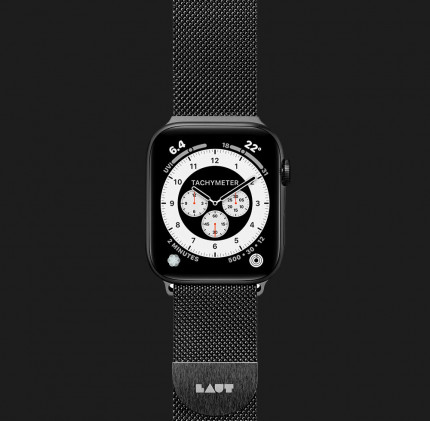 Ремінець LAUT Steel Loop для Apple Watch 42/44/45mm (Black)