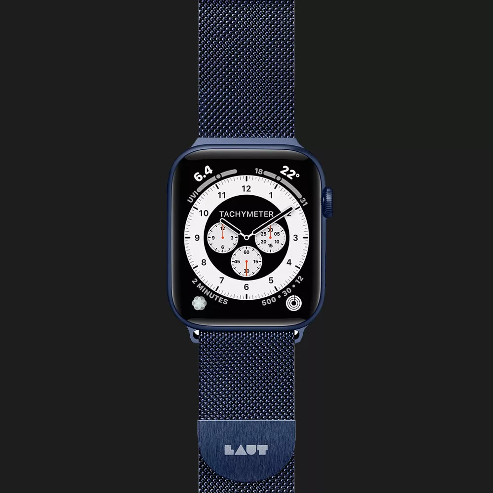 Ремешок LAUT Steel Loop для Apple Watch 44/45/46/49mm (Blue)