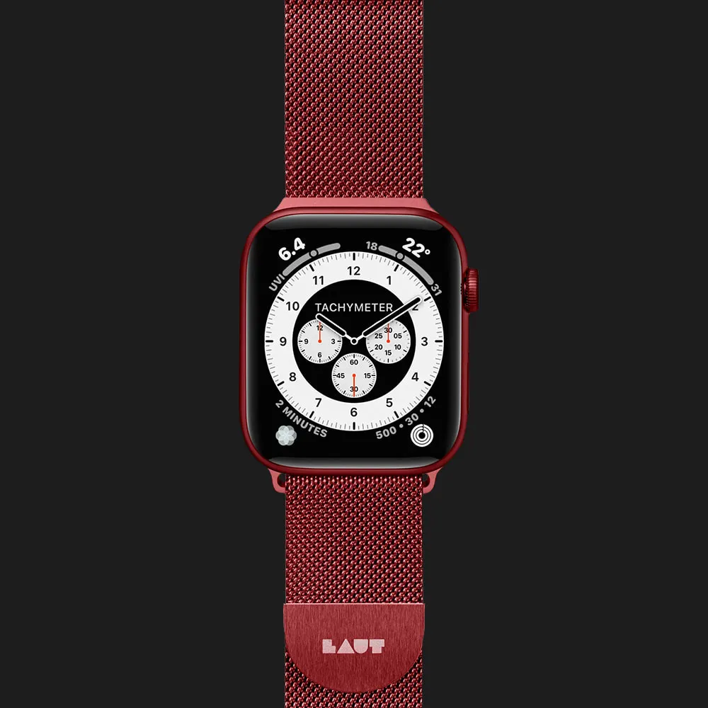 Ремешок LAUT Steel Loop для Apple Watch 38/40/41/42mm (Red)