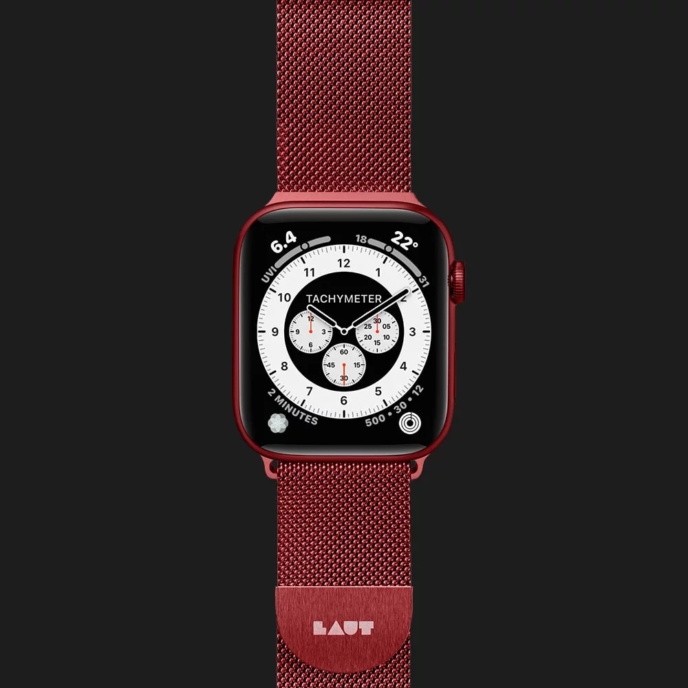 Ремінець LAUT Steel Loop для Apple Watch 38/40/41/42mm (Red)
