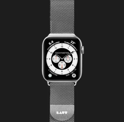 Ремінець LAUT Steel Loop для Apple Watch 44/45/46/49mm (Silver)