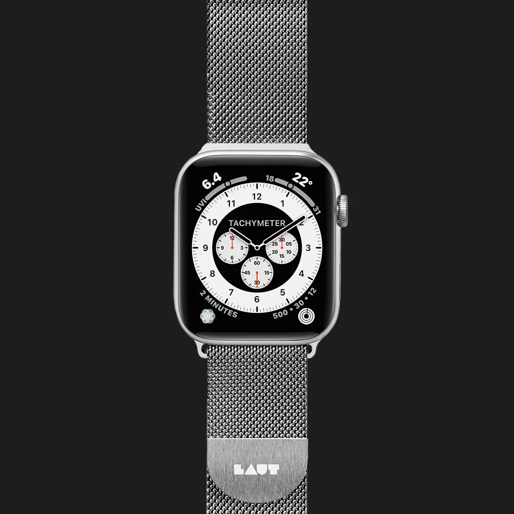 Ремешок LAUT Steel Loop для Apple Watch 38/40/41/42mm (Silver)