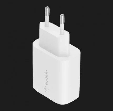 Зарядний пристрій Belkin Home Charger 25W USB-C PD (White)