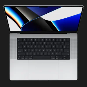 Apple MacBook Pro 16 with Apple M1 Pro, 10 CPU, 16 GPU, 16GB RAM, 1TB SSD (Silver) (MK1F3)