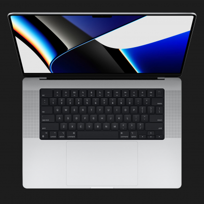 Apple MacBook Pro 16 with Apple M1 Pro, 10 CPU / 16 GPU, 16GB RAM, 1TB SSD (Silver) (MK1F3)