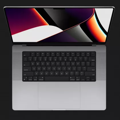 Apple MacBook Pro 16 with Apple M1 Pro, 10 CPU, 16 GPU, 32GB RAM, 1TB SSD (Space Gray) (Z14W00105) в Нетішині