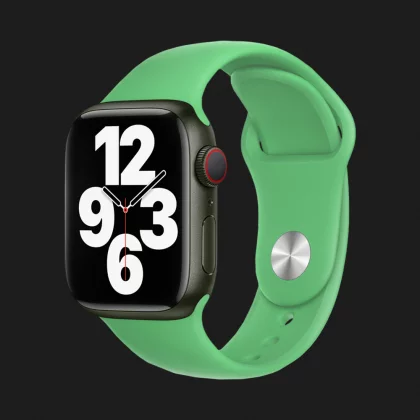 Оригінальний ремінець для Apple Watch 38/40/41 mm Sport Band (Bright Green) (MN2C3) в Берегові