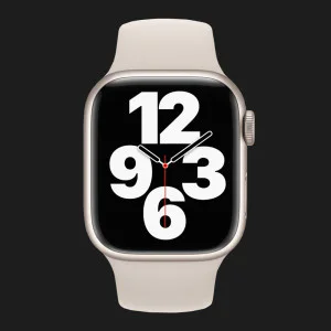 Оригинальный ремешок для Apple Watch 38/40/41/42 mm Sport Band (Starlight) (MKU93) в Сваляве