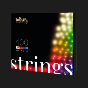 Гирлянда Smart LED Twinkly Strings RGBW 400, Gen II, IP44, длина 32м, черный кабель в Александрии