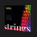 Гирлянда Smart LED Twinkly Strings RGB 100, Gen II, IP44, длина 8м, черный кабель