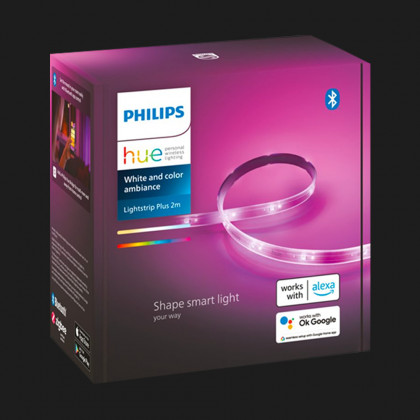 Світлодіодна стрічка Philips Hue Plus, Color, BT, DIM, 2м