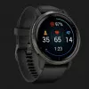 Часы Garmin Venu 2 Slate Stainless Steel Bezel with Black Case and Silicone Band