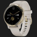 Годинник Garmin Venu 2S Light Gold Stainless Steel Bezel with Light Sand Case and Silicone Band