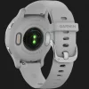 Часы Garmin Venu 2S Silver Stainless Steel Bezel with Mist Gray Case and Silicone Band