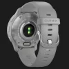 Часы Garmin Venu 2 Plus Silver Stainless Steel Bezel with Powder Gray Case and Silicone Band