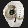 Часы Garmin Venu 2 Plus Cream Gold Stainless Steel Bezel with Ivory Case and Silicone Band