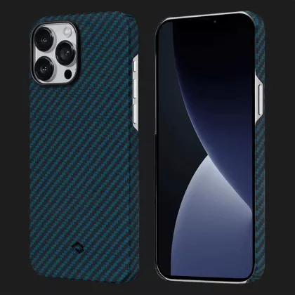 Чохол Pitaka MagEZ Case 2 для iPhone 13 Pro (Black/Blue Twill)