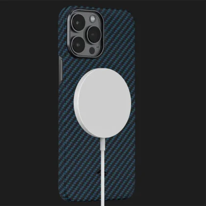 Чохол Pitaka MagEZ Case 2 для iPhone 13 Pro (Black/Blue Twill)