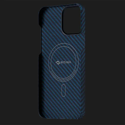 Чохол Pitaka MagEZ Case 2 для iPhone 13 Pro (Black/Blue Twill)