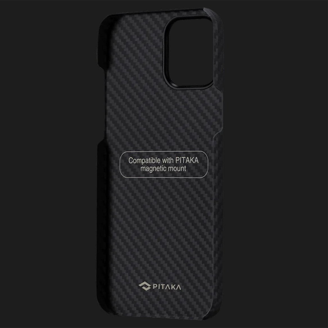 Pitaka MagEZ Case для iPhone 12 Pro Max (Black/Grey Twill)