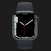 Apple Watch Series 7 41mm Midnight Aluminum Case with Midnight Sport Band (MKMX3)