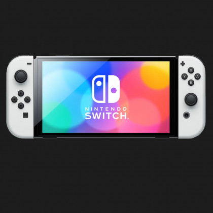 Портативная игровая приставка Nintendo Switch OLED with White Joy-Con (045496453435) в Киеве