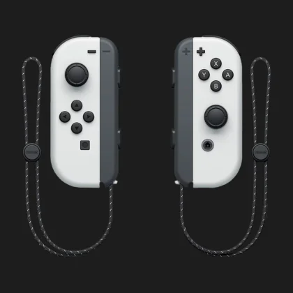 Портативна ігрова приставка Nintendo Switch OLED with White Joy-Con (045496453435) в Нововолинську