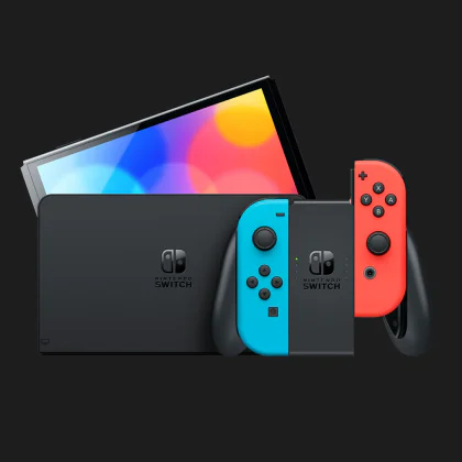 Ігрова приставка Nintendo Switch OLED (Neon Blue/Red) (UA)