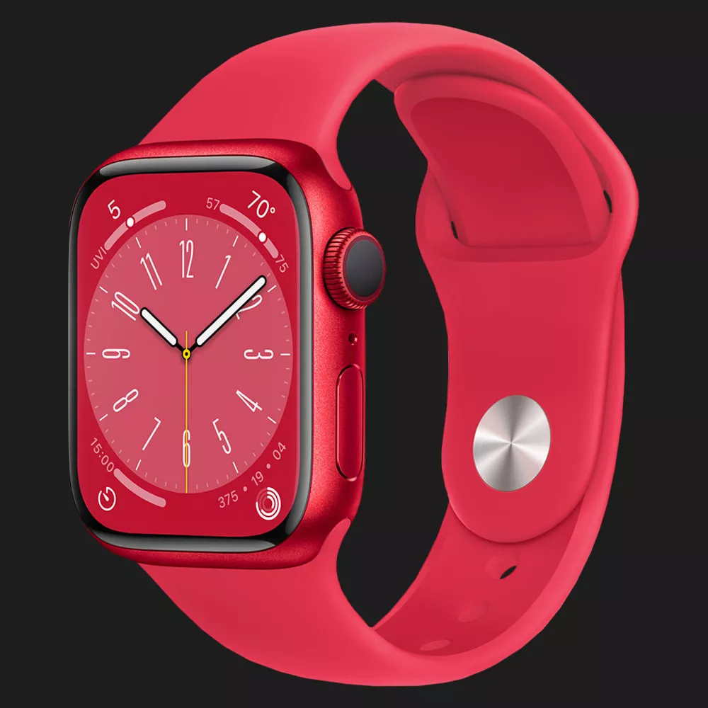 Ремінець Apple Sport Band для Apple Watch 44/45/46/49 mm (PRODUCT) (RED) (MKUV3)