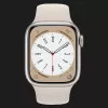 Apple Watch Series 8 45mm Starlight Aluminum Case with Starlight Sport Band (MNP23/MNUQ3)