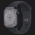 Apple Watch Series 8 41mm Midnight Aluminum Case with Midnight Sport Band (MNP53)