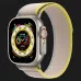 Apple Watch Ultra 49mm GPS + LTE Titanium Case with Yellow/Beige Trail Loop S/M (MNHK3)