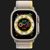 Apple Watch Ultra 49mm GPS + LTE Titanium Case with Yellow/Beige Trail Loop S/M (MNHK3)