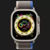 Apple Watch Ultra 49mm GPS + LTE Titanium Case with Blue/Gray Trail Loop M/L (MQF33/MQEJ3/MQFV3)